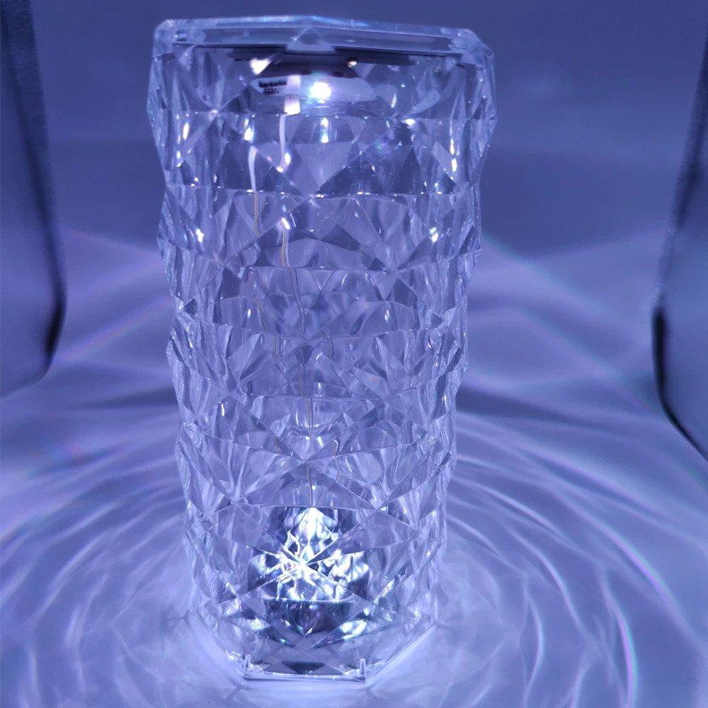 Adjustable Diamond Table Lamp USB Rechargeable Acrylic - Image 3