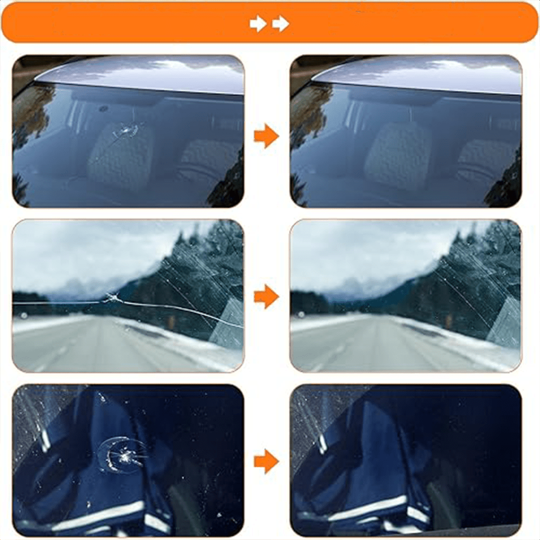 Crack Fix Pro Windshield Crack Repair Kit, for removing scratches - Image 5