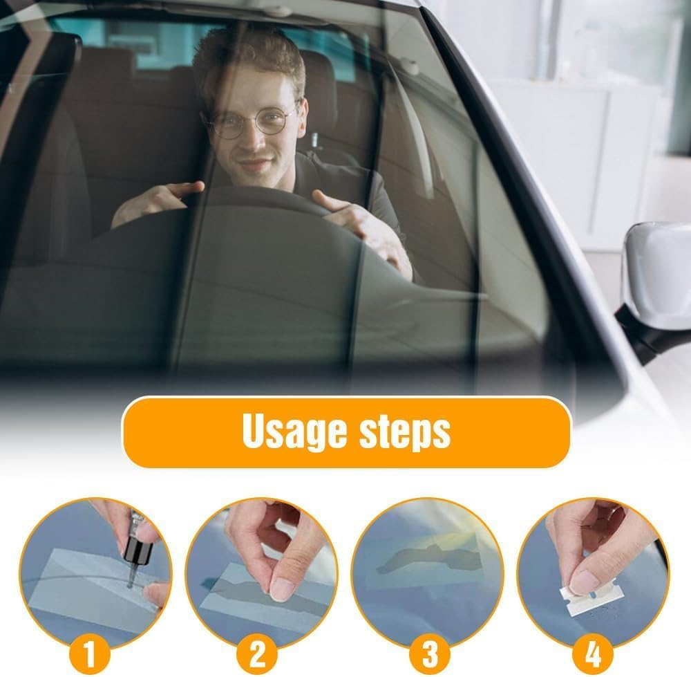 Crack Fix Pro Windshield Crack Repair Kit, for removing scratches - Image 3