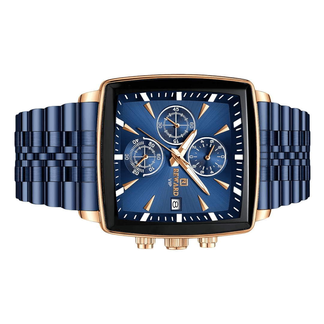 REWARD men's watch with adjustable stainless steel bracelet